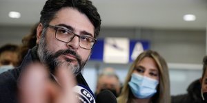 O Μανώλης Ανδρουλάκης πρέσβης στο Κίεβο