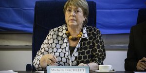 Η Ύπατη Αρμοστής του ΟΗΕ, Μισέλ Μπασελέ