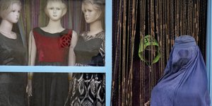 Υποχρεωτική για όλες τις γυναίκες -που δεν είναι πολύ μικρές ή πολύ μεγάλες- της μπούρκας, στο Αφγανιστάν