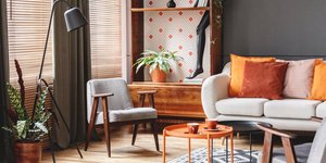 Χρώμα διακόσμηση σαλόνι