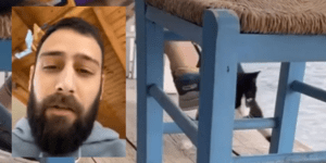 O Mανώλης Καραμανώλης εξηγεί ότι δεν είναι αυτός που κλώτσησε τη γάτα και δεν είναι το πρόσωπο που συνελήφθη