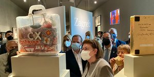 Εγκαίνια του Μουσείου Σύγχρονης Τέχνης – Πινακοθήκη Κωνσταντίνος Ξενάκης, στις Σέρρες, από την Υπουργό Πολιτισμού και Αθλητισμού Λίνα Μενδώνη