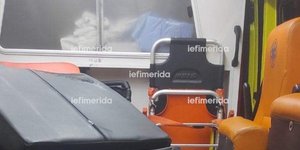 Η τραυματίας έκανε γυαλιά-καρφιά το ασθενοφόρο του ΕΚΑΒ