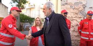 Ο Χρήστος Στυλιανίδης ήταν παρών στην αναχώρηση της ανθρωπιστικής βοήθειας στην Ουκρανία
