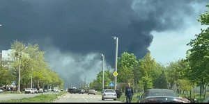 Φωτιά Azovstal Μαριούπολη