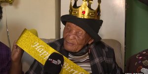 Η Johanna Mazibuko γιόρτασε τα 128α γενέθλιά της 