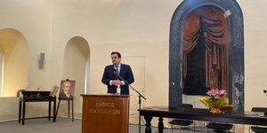 Ο Κυριάκος Πιερρακάκης στο Ναύπλιο