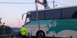 Ατύχημα με λεωφορείο στα Ιωάννινα
