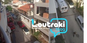 Φωτιά σε σπίτι στο Λουτράκι