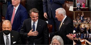 Ο Κυριάκος Μητσοτάκης στο Κογκρέσο