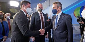 Παρουσία του Πρωθυπουργού στην τελετή παράδοσης του έργου ανακαίνισης, από τον ΟΠΑΠ, των παιδιατρικών νοσοκομείων «Η Αγία Σοφία» και «Παναγιώτης και Αγλαΐα Κυριακού»*