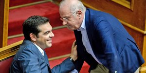 Ο Αλέξης Τσίπρας και ο Νάσος Αθανασίου το 2015