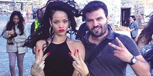 O Nίκος Ζώτος με την Ριάνα