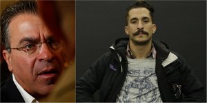 Νεκρός βρέθηκε ο γιος του Αργύρη Ντινόπουλου, Βασίλης Ντινόπουλος (δεξιά)
