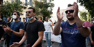 Πορεία διαμαρτυρίας στο κέντρο της Αθήνας
