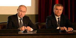 Βλαντίμιρ Πούτιν και Βιατσεσλάβ Βολοντίν