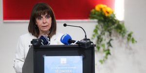 Η Κατερίνα Σακελλαροπούλου