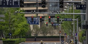 Άποψη της Σανγκάης την περίοδο του lockdown/ Φωτογραφία