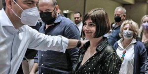 Αλέξης Τσίπρας και Ράνια Σβίγκου