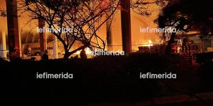 Η φωτιά που ξέσπασε στο ΣΕΦ