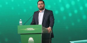 Ο Ανδρέας Σπυρόπουλος στο 3ο συνέδριο του ΠΑΣΟΚ-Κινήματος Αλλαγής