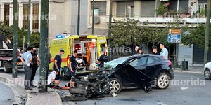 Τροχαίο σοκ με τραυματίες στους Στύλους του Ολύμπιου Διός