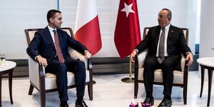 Συνάντηση ΥΠΕΞ Λουίτζι Ντι Μάιο με τον Μεβλούτ Τσαβούσογλου