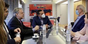 Συνάντηση Τσίπρα με τον πρόεδρο της Κοινοβουλευτικής Συνέλευσης του Συμβουλίου της Ευρώπης, Tiny Kox