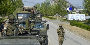 Ουκρανοί στρατιώτες σε θέση μάχης