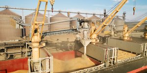 Ουκρανικό σιτάρι στο λιμάνι της Οδησσού