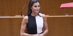 Η βασίλισσα Λετίθια σε εκδήλωση στη Μέριδα της Ισπανίας