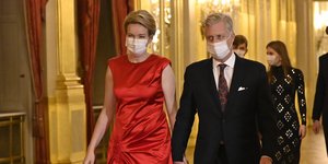 Ο βασιλιάς των Βέλγων Philippe και η βασίλισσα Mathilde