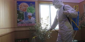 Απολύμανση στη Βόρεια Κορέα κατά του κορωνοϊού