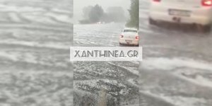 Χαλαζόπτωση στην Ξάνθη