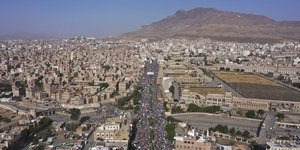 Διαδήλωση των Χούθι στη Σαναά της Υεμένης