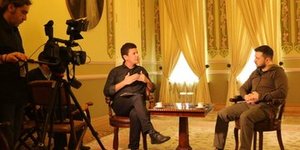 Ο Ζελένσκι σε συνέντευξή του στην ΕΡΤ