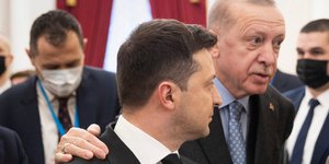 Ρετζέπ Ταγίπ Ερντογάν και Βολοντίμιρ Ζελένσκι