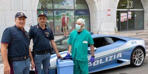 Η Lamborghini της ιταλικής αστυνομίας
