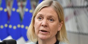 Η πρωθυπουργός της Σουηδίας, Μαγκνταλένα Άντερσον