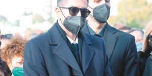 Οι γιοί του Γιώργου Τράγκα Γιάννης και Φρέντυ