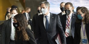 Ισλανδία: Ο Αντονι Μπλίνκεν σε παλιότερο στιγμιότυπο από την παρουσία του στο Αρκτικό Συμβούλιο