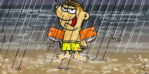 Το σκίτσο του Αρκά για την κακοκαιρία