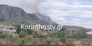 Φωτιά στην Αρχαία Κόρινθο