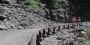 Παλαιότερη εικόνα από κατολίσθηση στην Αυστρία