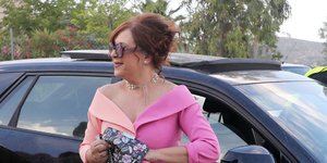 Η στυλάτη Ελένη Ράντου στον γάμο του Ορφέα Αυγουστίδη