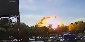 Η στιγμή της ρωσικής επίθεσης σε εμπορικό κέντρο στην Ουκρανία 