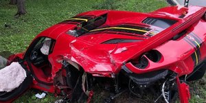 ferrari accident