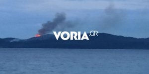 Πυρκαγιά σε δασική έκταση του Αγίου Όρους