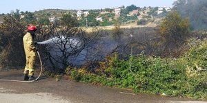 Η πυρκαγιά στην Παλλήνη αντιμετωπίστηκε άμεσα από την πυροσβεστική