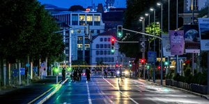 Η Γενεύη στην Ελβετία τη νύχτα